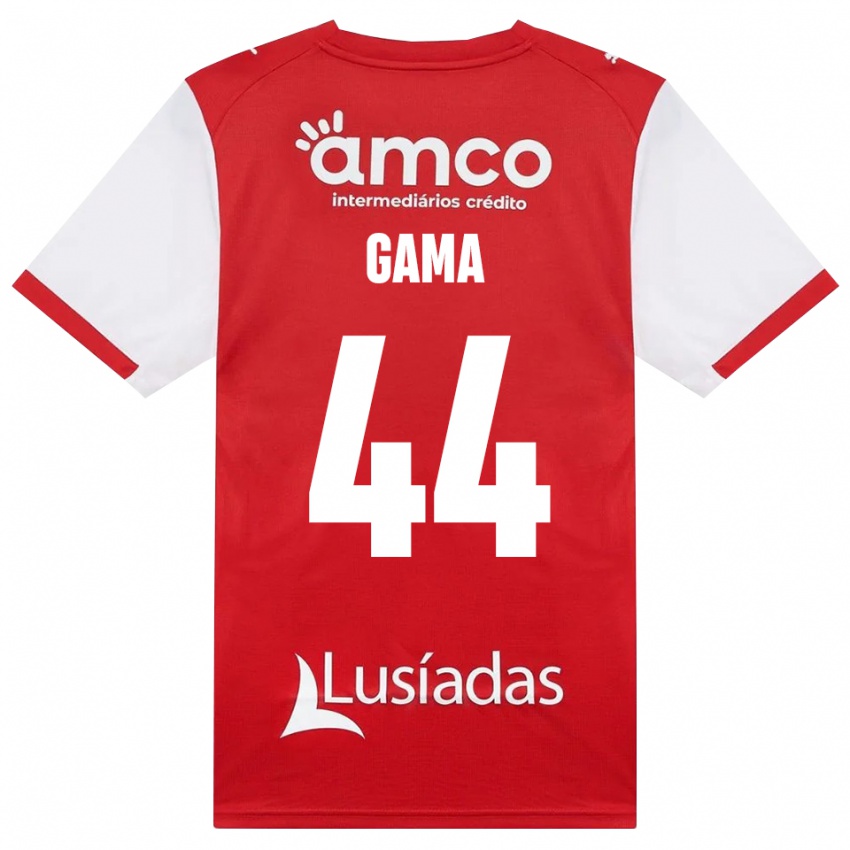 נשים Dinis Gama #44 לבן אדום שחור ג'רזי ביתית 2026/27 חולצה קצרה