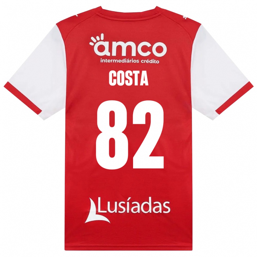 נשים Gui Costa #82 לבן אדום שחור ג'רזי ביתית 2026/27 חולצה קצרה