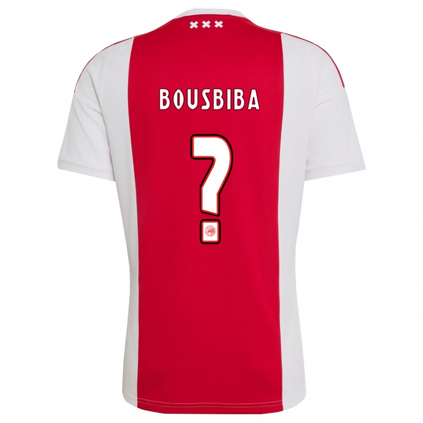 נשים Daoud Bousbiba #0 אדום לבן צהוב ג'רזי ביתית 2026/27 חולצה קצרה