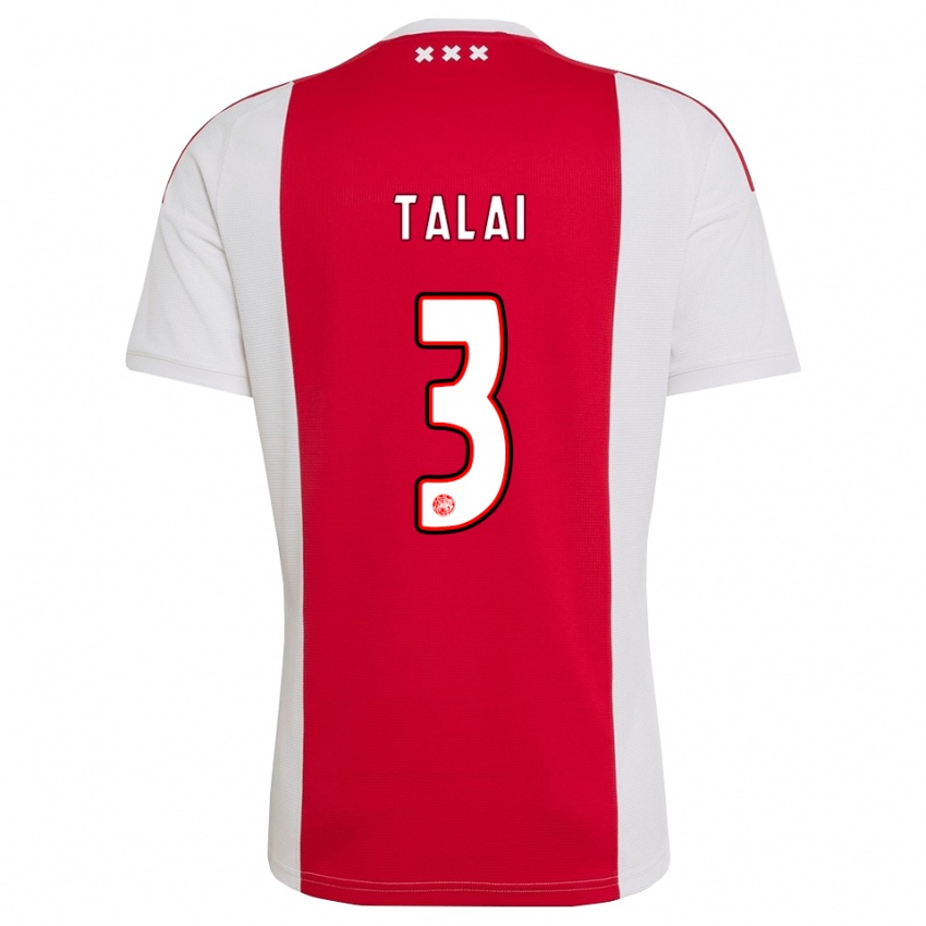 נשים Imran Talai #3 אדום לבן צהוב ג'רזי ביתית 2026/27 חולצה קצרה