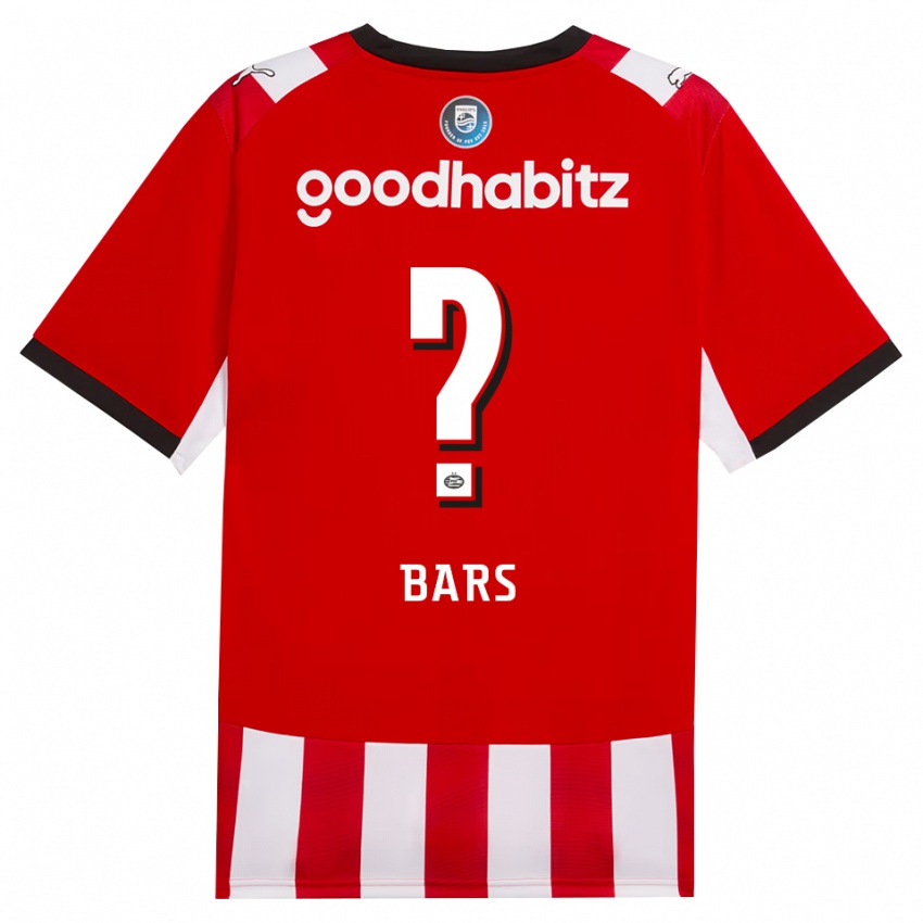 נשים Emir Bars #0 אדום לבן שחור ג'רזי ביתית 2026/27 חולצה קצרה