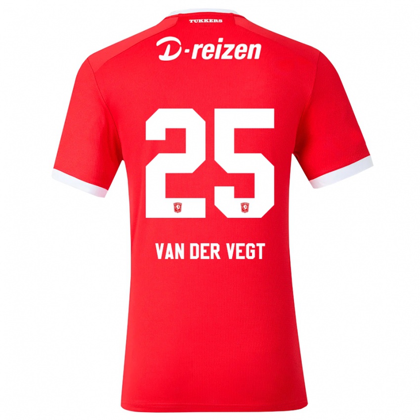 נשים Imre Van Der Vegt #25 אדום לבן ג'רזי ביתית 2026/27 חולצה קצרה