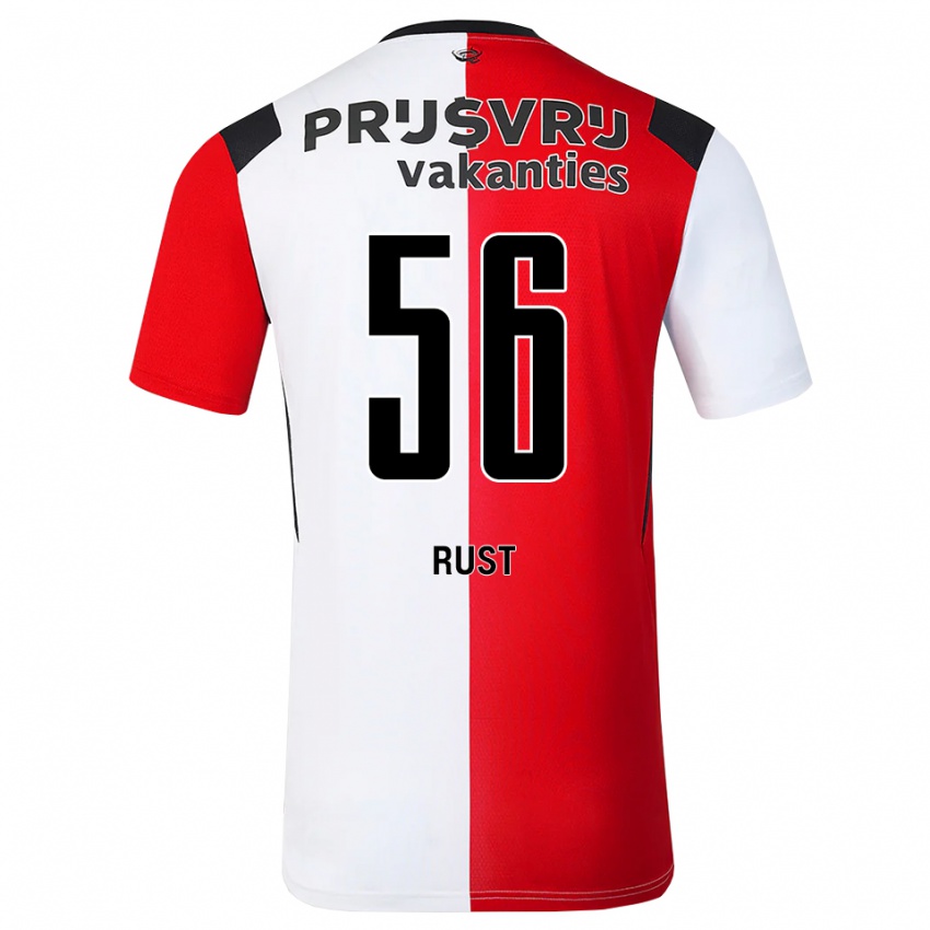 נשים Fabiano Rust #56 אדום לבן שחור ג'רזי ביתית 2026/27 חולצה קצרה נשים Fabiano Rust #56 אדום לבן שחור ג'רזי ביתית 2026/27 חולצה קצרה