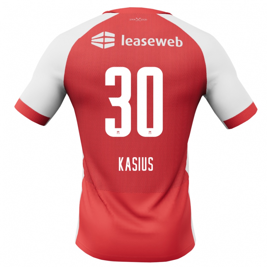 נשים Denso Kasius #30 אדום לבן שחור ג'רזי ביתית 2026/27 חולצה קצרה
