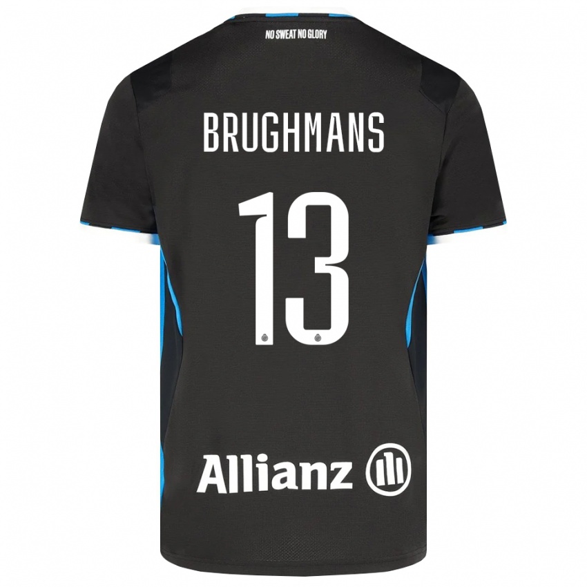 נשים Beau Brughmans #13 שחור אדום כחול ג'רזי ביתית 2026/27 חולצה קצרה