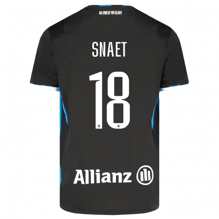 נשים Bas Snaet #18 שחור אדום כחול ג'רזי ביתית 2026/27 חולצה קצרה