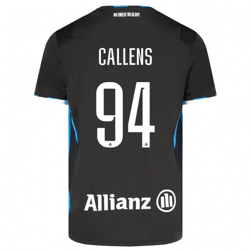 נשים Emiel Callens #94 שחור אדום כחול ג'רזי ביתית 2026/27 חולצה קצרה
