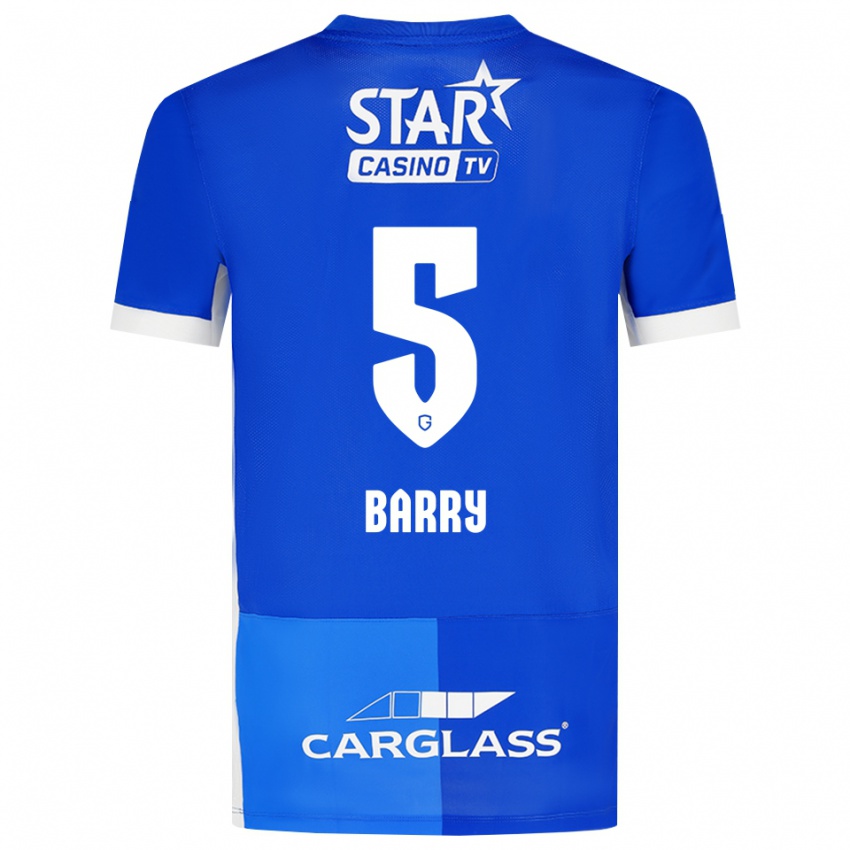 נשים Alpha Barry #5 כחול מדיום כחול רויאל לבן ג'רזי ביתית 2026/27 חולצה קצרה