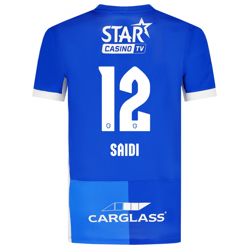 נשים Assil Saidi #12 כחול מדיום כחול רויאל לבן ג'רזי ביתית 2026/27 חולצה קצרה