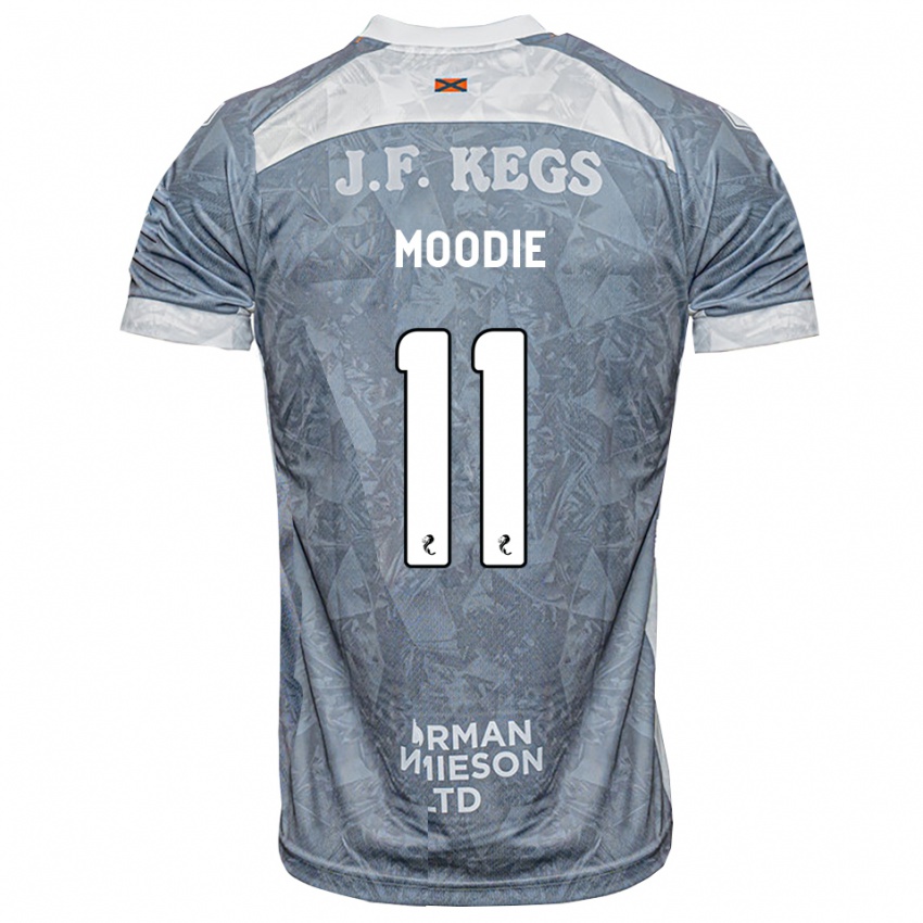 נשים Alix Moodie #11 אפור דהוי הרחק ג'רזי 2026/27 חולצה קצרה