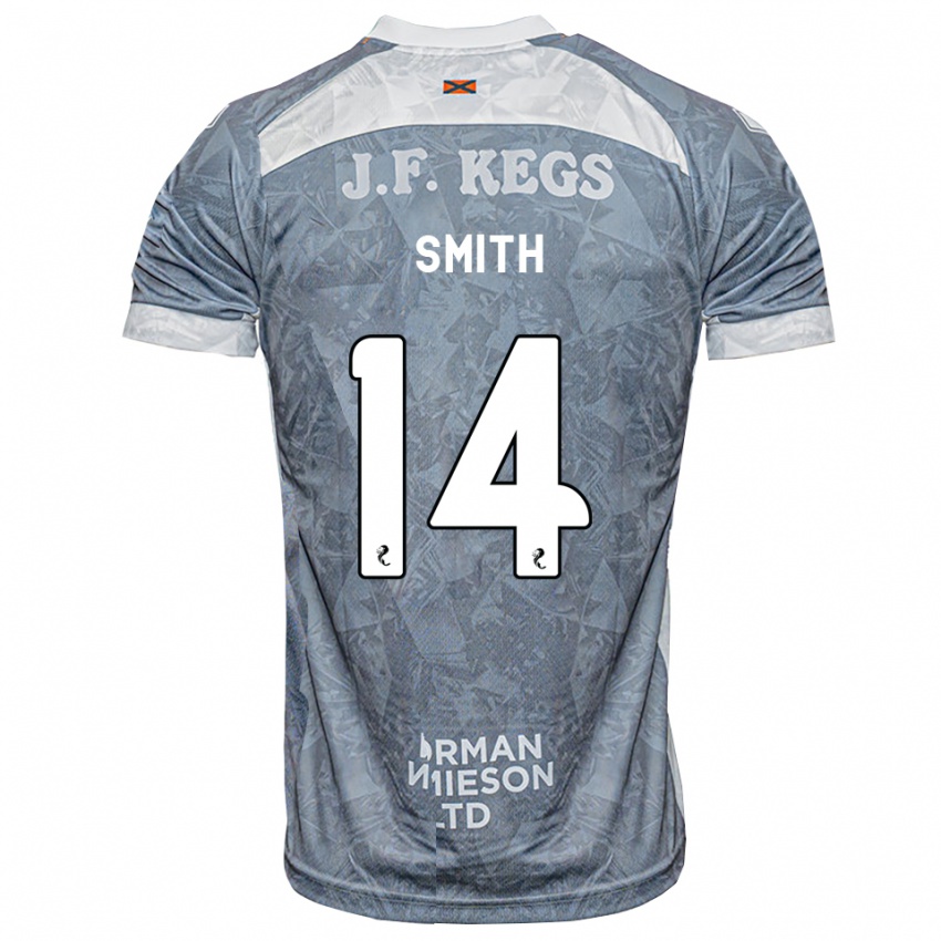 נשים Ellis Smith #14 אפור דהוי הרחק ג'רזי 2026/27 חולצה קצרה