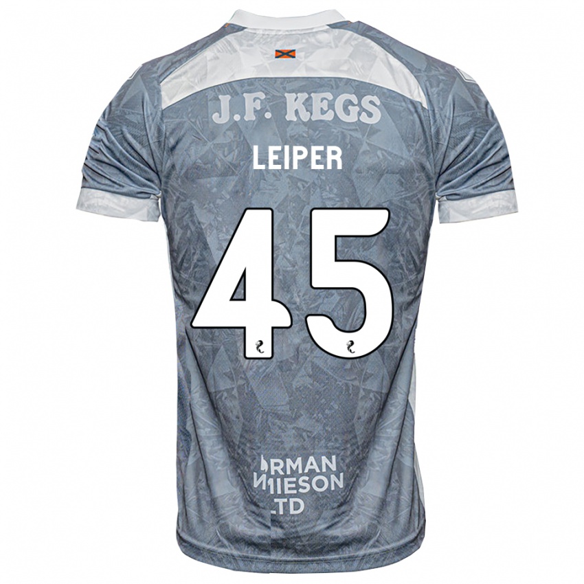 נשים Cohen Leiper #45 אפור דהוי הרחק ג'רזי 2026/27 חולצה קצרה
