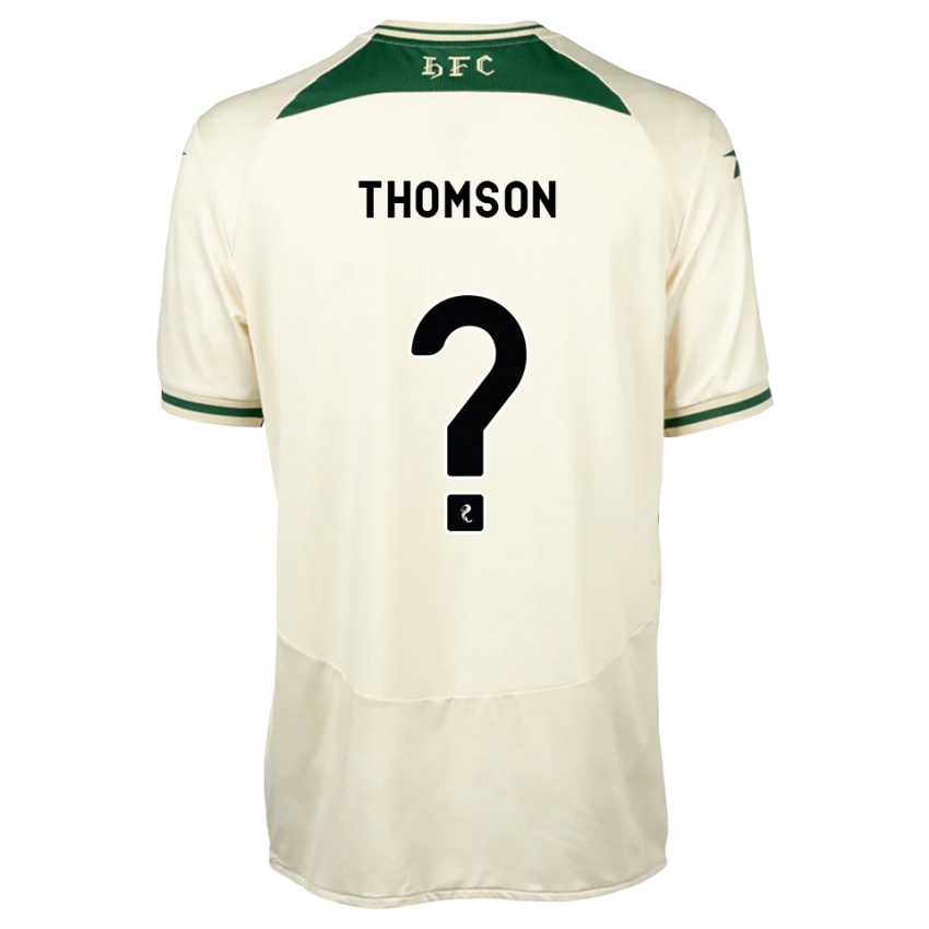 נשים Jackson Thomson #0 לבן ירוק יער הרחק ג'רזי 2026/27 חולצה קצרה