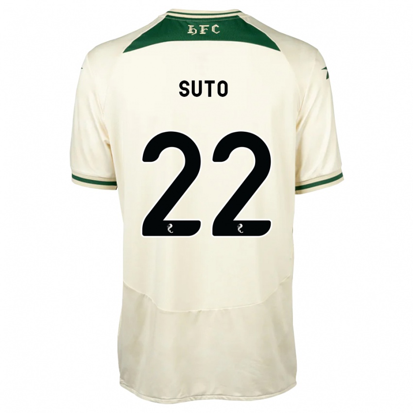 נשים Ante Suto #22 לבן ירוק יער הרחק ג'רזי 2026/27 חולצה קצרה