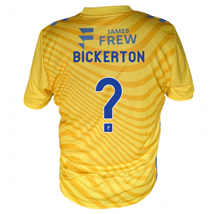 נשים Cole Bickerton #0 כחול מלכותי צהוב הרחק ג'רזי 2026/27 חולצה קצרה