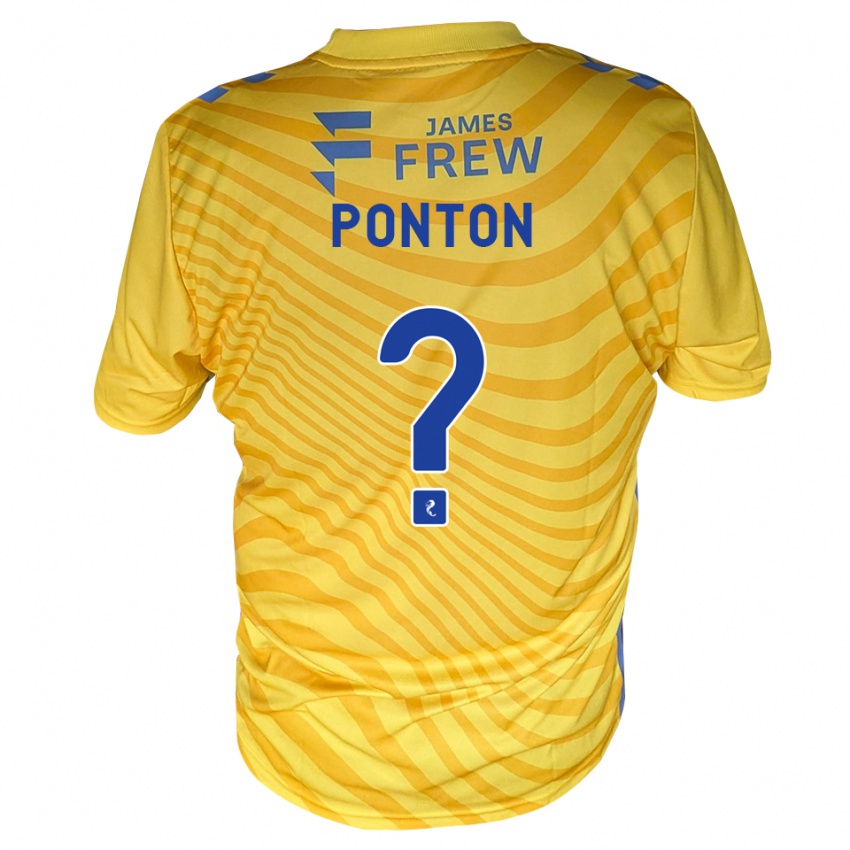 נשים Chloe Ponton #0 כחול מלכותי צהוב הרחק ג'רזי 2026/27 חולצה קצרה