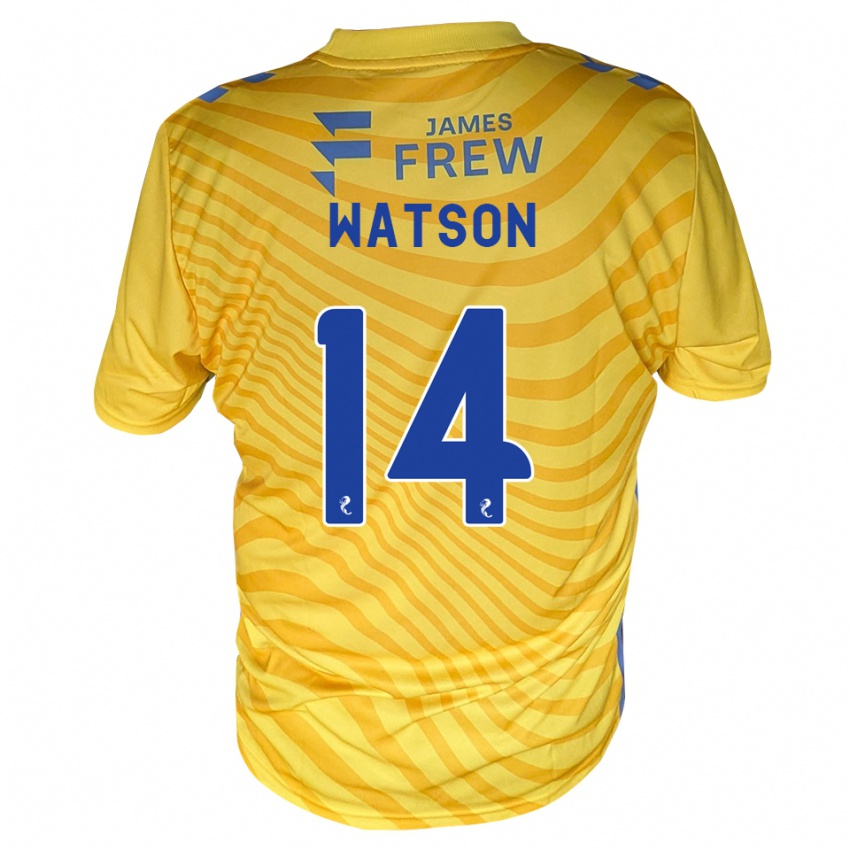 נשים Craig Watson #14 כחול מלכותי צהוב הרחק ג'רזי 2026/27 חולצה קצרה