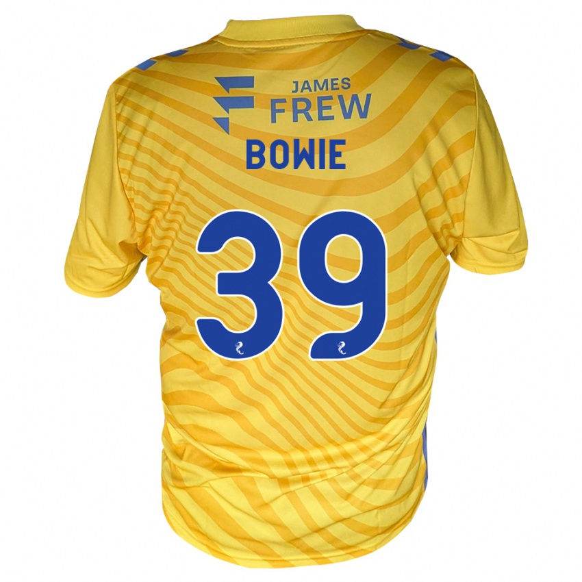 נשים Euan Bowie #39 כחול מלכותי צהוב הרחק ג'רזי 2026/27 חולצה קצרה