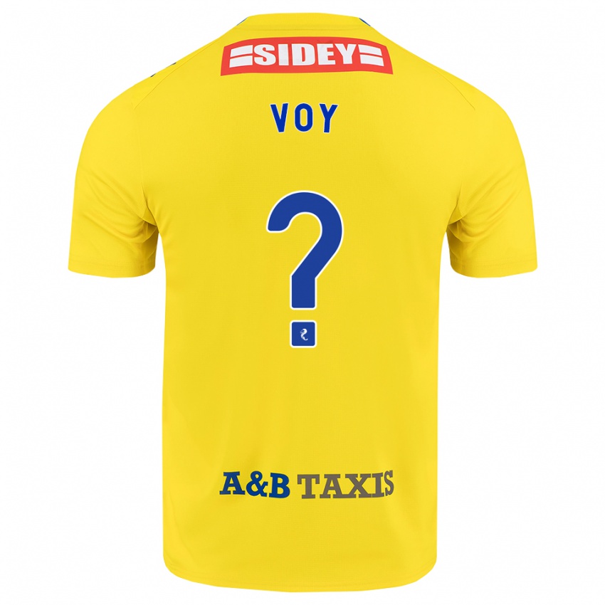 נשים Cole Voy #0 צהוב כחול שחור הרחק ג'רזי 2026/27 חולצה קצרה