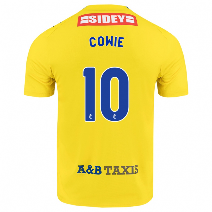 נשים Ellie-May Cowie #10 צהוב כחול שחור הרחק ג'רזי 2026/27 חולצה קצרה