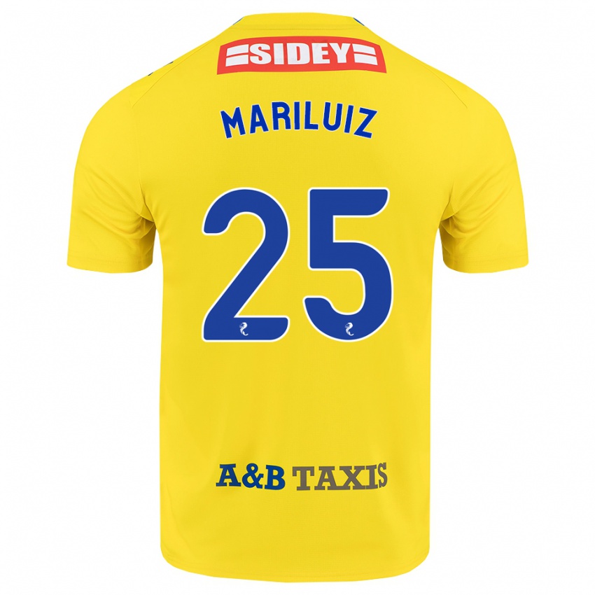 נשים Mariluiz Sanchez #25 צהוב כחול שחור הרחק ג'רזי 2026/27 חולצה קצרה
