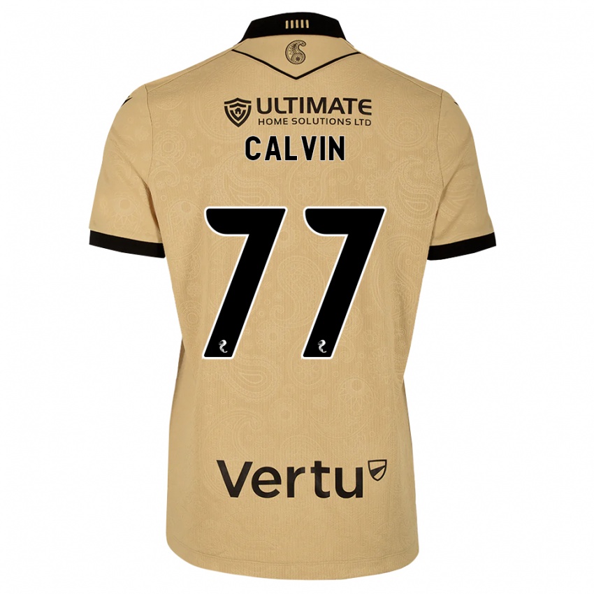 נשים Jalmaro Calvin #77 עץ שחור הרחק ג'רזי 2026/27 חולצה קצרה