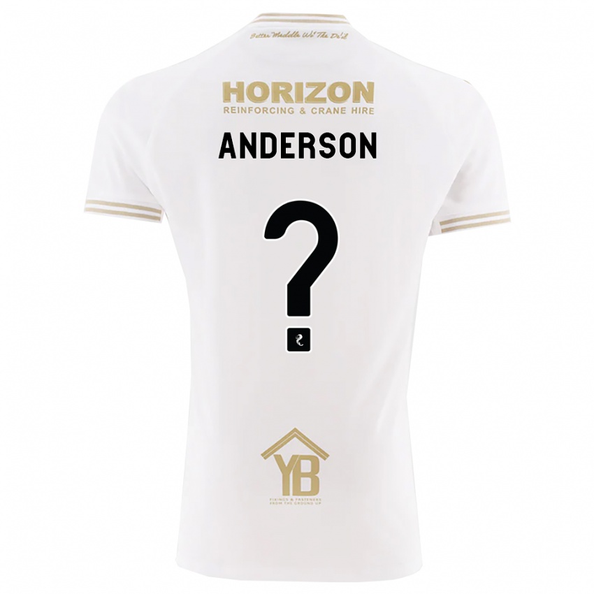 נשים Brogan Anderson #0 חיטה לבנה הרחק ג'רזי 2026/27 חולצה קצרה