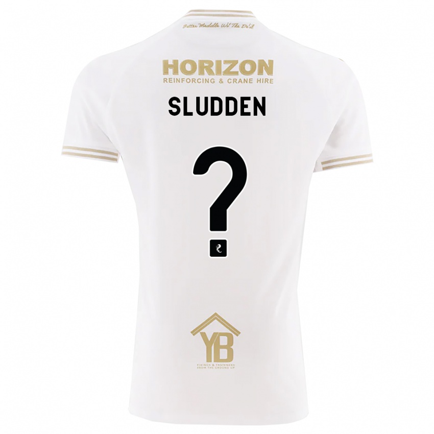נשים Erin Sludden #0 חיטה לבנה הרחק ג'רזי 2026/27 חולצה קצרה