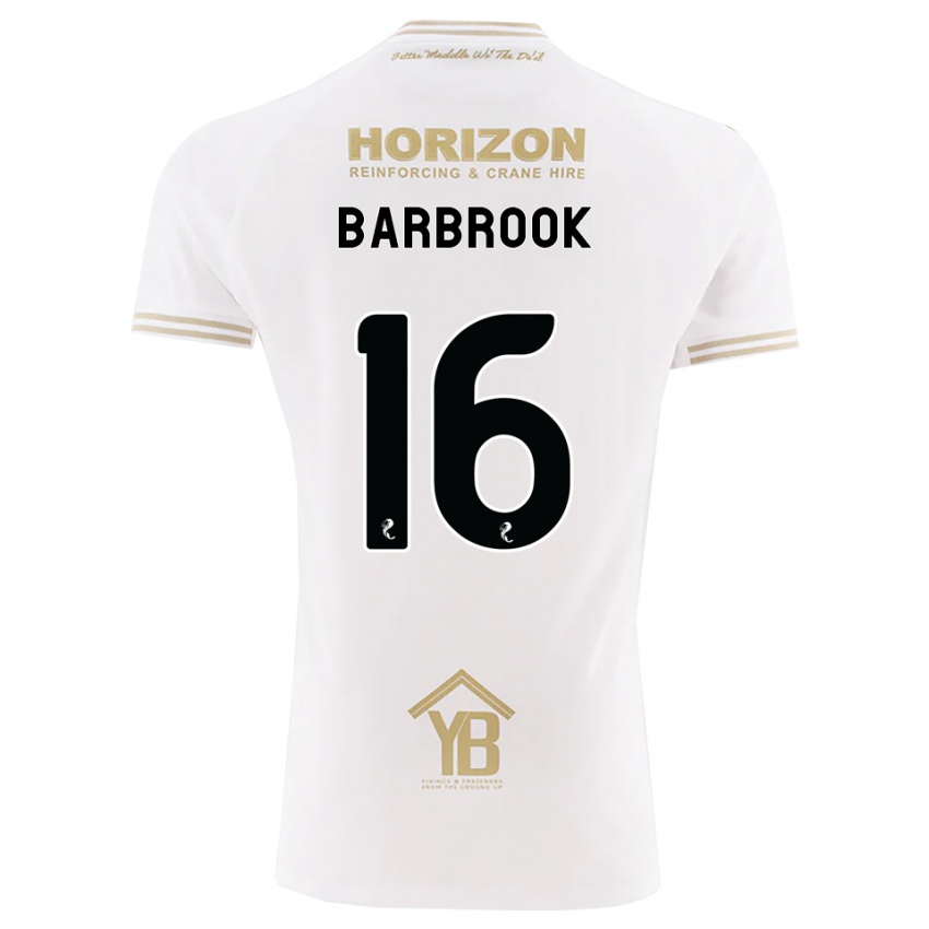 נשים Finley Barbrook #16 חיטה לבנה הרחק ג'רזי 2026/27 חולצה קצרה