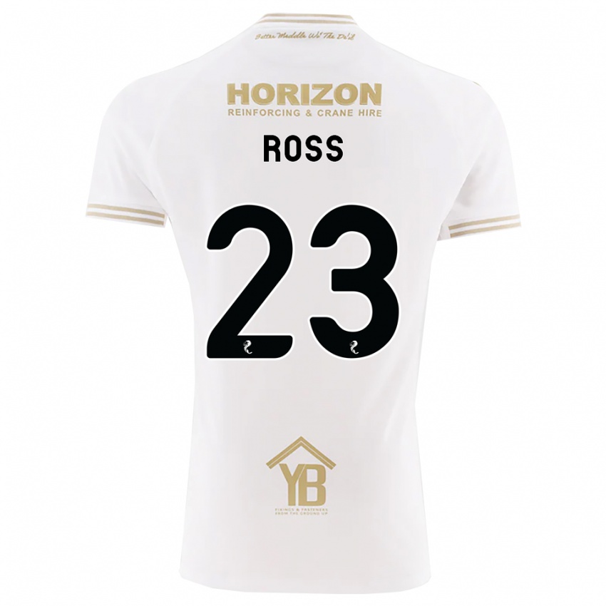 נשים Ethan Ross #23 חיטה לבנה הרחק ג'רזי 2026/27 חולצה קצרה