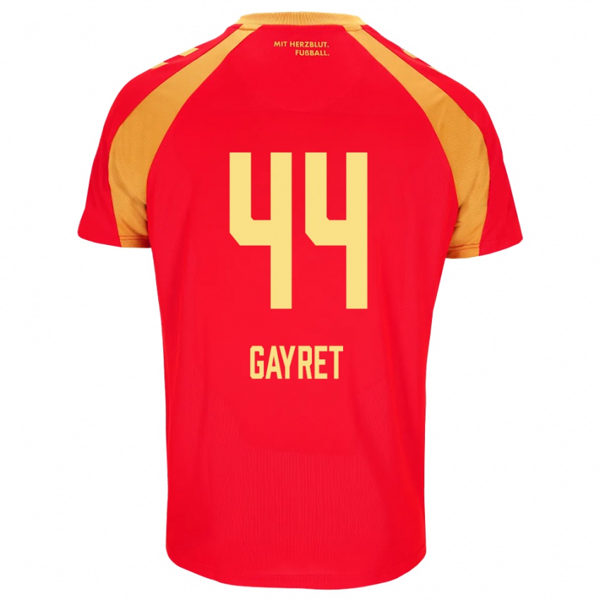 נשים Timur Gayret #44 אדום כתום שחור הרחק ג'רזי 2026/27 חולצה קצרה