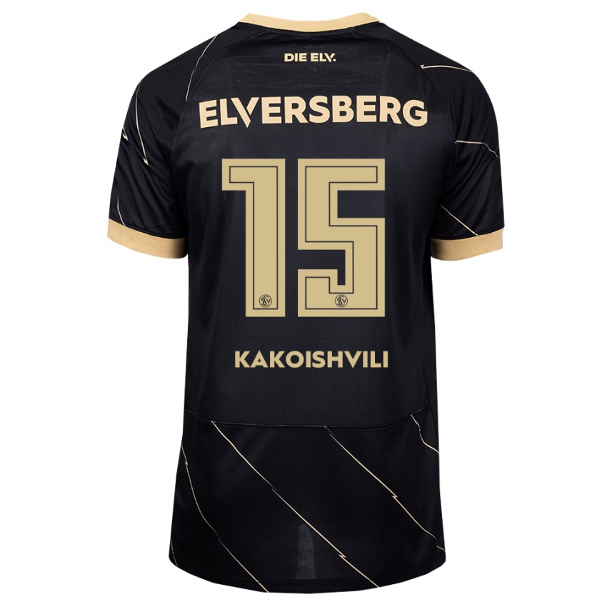 נשים Dimitri Kakoishvili #15 שחור חום הרחק ג'רזי 2026/27 חולצה קצרה