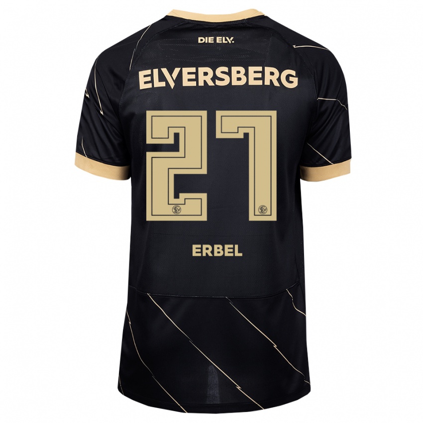 נשים Felix Erbel #27 שחור חום הרחק ג'רזי 2026/27 חולצה קצרה