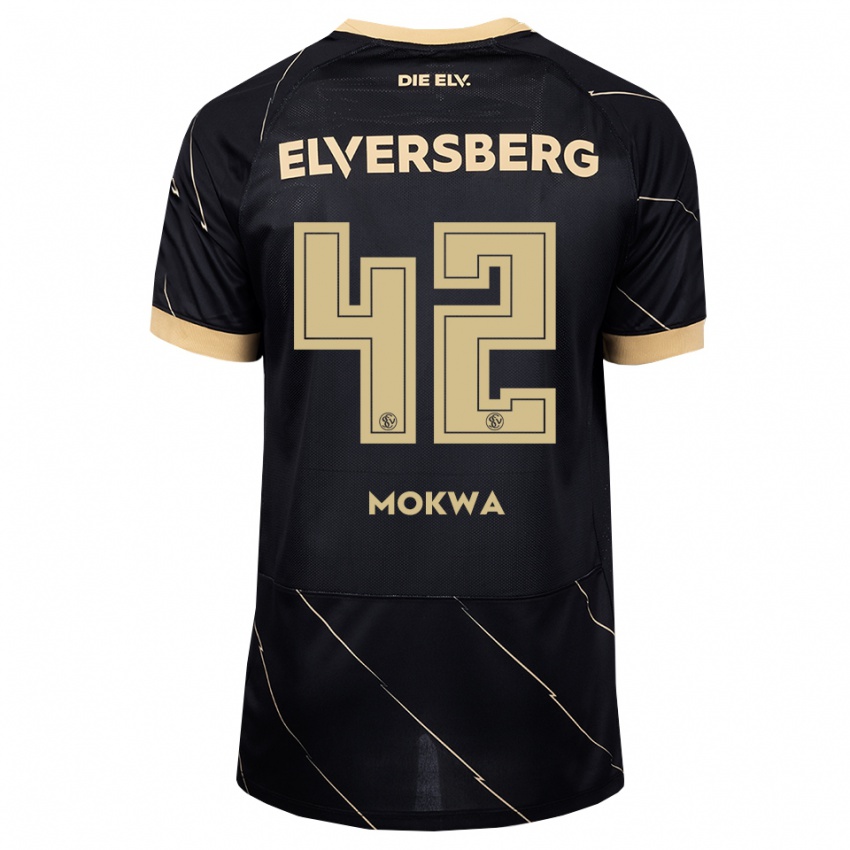 נשים David Mokwa #42 שחור חום הרחק ג'רזי 2026/27 חולצה קצרה