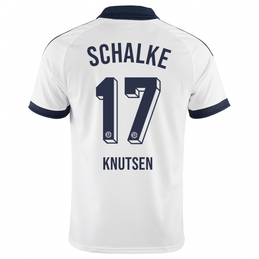 נשים Marcus Knutsen #17 שחור לבן הרחק ג'רזי 2026/27 חולצה קצרה