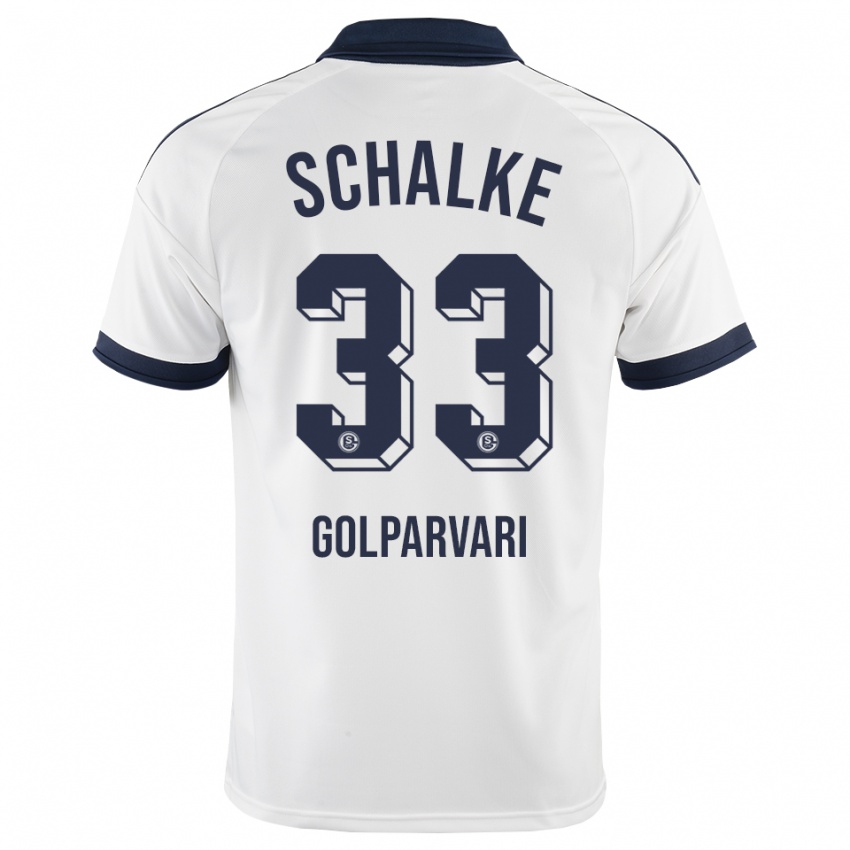 נשים Tara Golparvari #33 שחור לבן הרחק ג'רזי 2026/27 חולצה קצרה