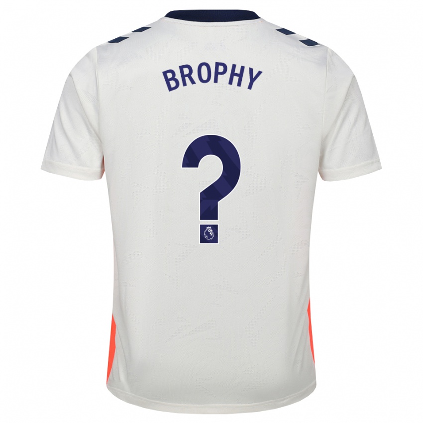 נשים Tyler Brophy #0 לבן כתום כחול מלכותי הרחק ג'רזי 2026/27 חולצה קצרה