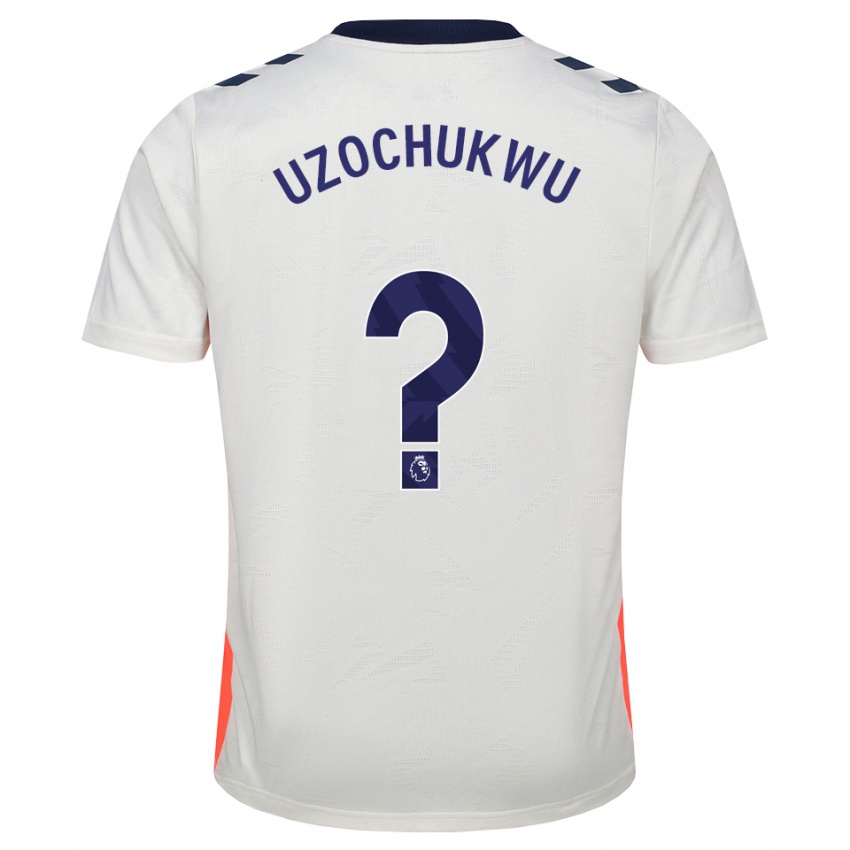 נשים Daniel Uzochukwu #0 לבן כתום כחול מלכותי הרחק ג'רזי 2026/27 חולצה קצרה