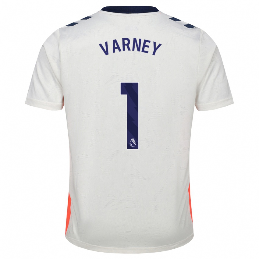 נשים Oscar Varney #1 לבן כתום כחול מלכותי הרחק ג'רזי 2026/27 חולצה קצרה