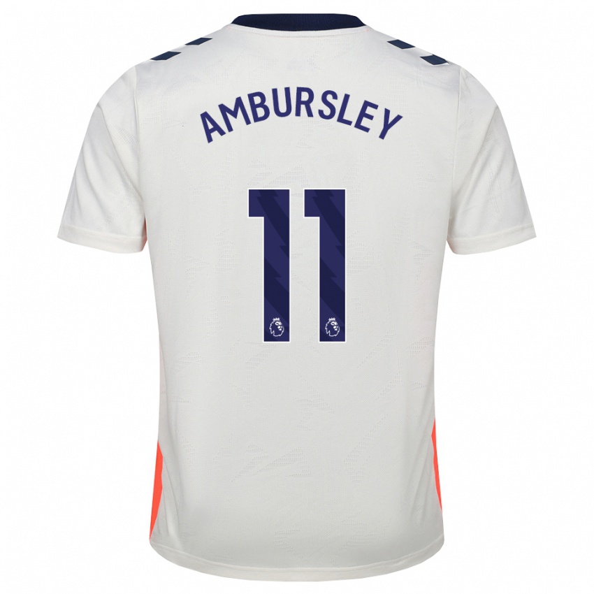 נשים Conrad Ambursley #11 לבן כתום כחול מלכותי הרחק ג'רזי 2026/27 חולצה קצרה