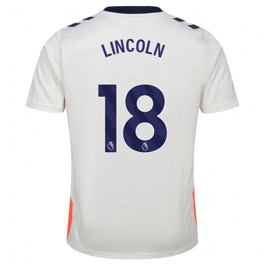 נשים Khavarni Lincoln #18 לבן כתום כחול מלכותי הרחק ג'רזי 2026/27 חולצה קצרה