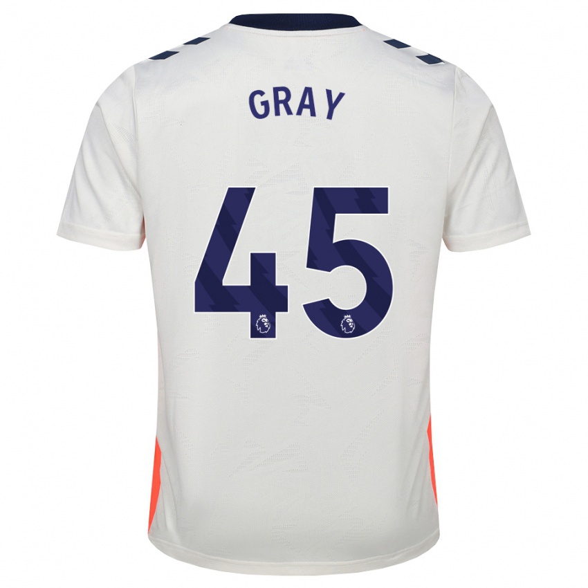 נשים Harry Gray #45 לבן כתום כחול מלכותי הרחק ג'רזי 2026/27 חולצה קצרה