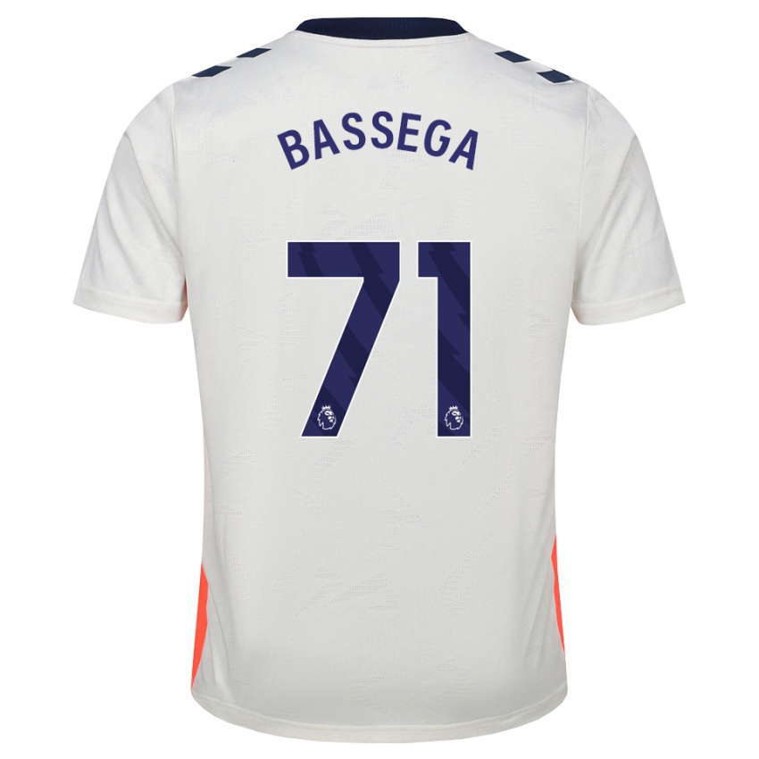 נשים Nsemi Bassega #71 לבן כתום כחול מלכותי הרחק ג'רזי 2026/27 חולצה קצרה