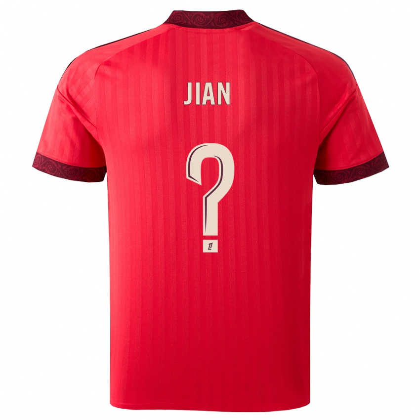 נשים Tao Jian #0 בורגונדי אדום לבן הרחק ג'רזי 2026/27 חולצה קצרה