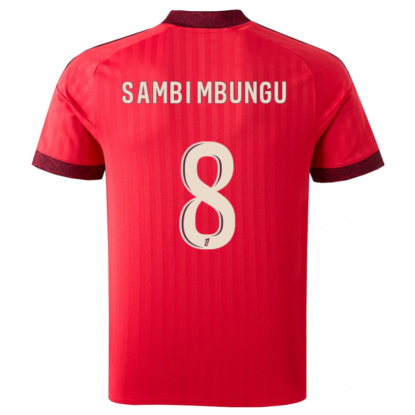 נשים Cluver Sambi Mbungu #8 בורגונדי אדום לבן הרחק ג'רזי 2026/27 חולצה קצרה