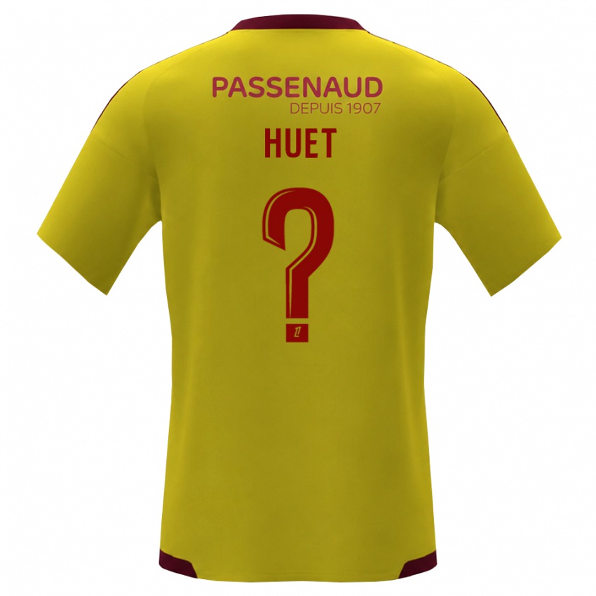 נשים Gatien Huet #0 צהוב אדום ירוק הרחק ג'רזי 2026/27 חולצה קצרה