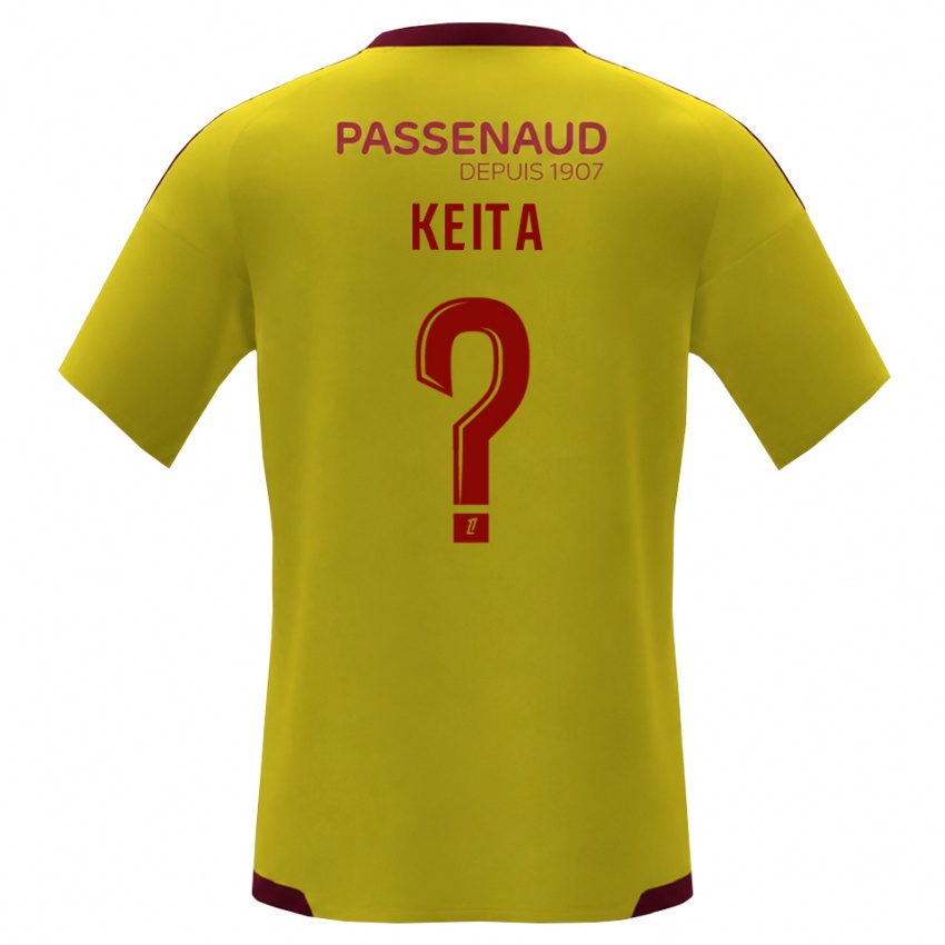 נשים Ilan Keita #0 צהוב אדום ירוק הרחק ג'רזי 2026/27 חולצה קצרה
