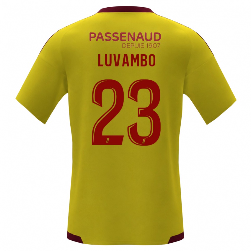 נשים Taylor Luvambo #23 צהוב אדום ירוק הרחק ג'רזי 2026/27 חולצה קצרה