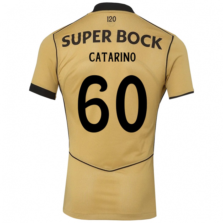 נשים Catarino #60 זהב שחור הרחק ג'רזי 2026/27 חולצה קצרה