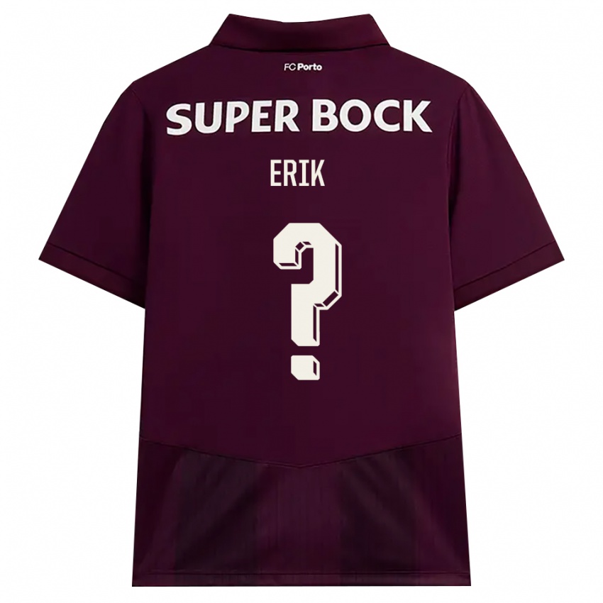 נשים Erik #0 בורדו לבן הרחק ג'רזי 2026/27 חולצה קצרה